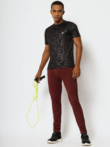 Fitinc Slimfit Maroon Trackpant for Gym & Yoga - FITINC