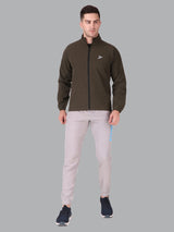Fitinc Olive NS Jacket for Men with Two Zipper Pockets - FITINC