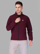 Fitinc Wine NS Jacket for Men with Two Zipper Pockets - FITINC