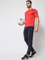 Fitinc Slimfit Navy Blue Trackpant for Gym & Yoga - FITINC