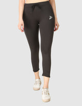 Fitinc Activewear Black Trackpant for Women - FITINC