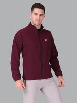 Fitinc Wine NS Jacket for Men with Two Zipper Pockets - FITINC