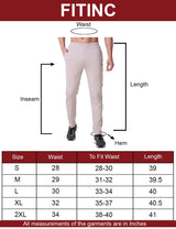 FITINC Premium Light Grey Track Pant for Men | Anti Microbial | Superdry | Breathable | Stretchable | 2 YKK Zipper Pockets - FITINC
