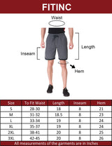 Fitinc N.S Lycra Grey Shorts for Men with Zipper Pockets - FITINC