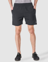 Fitinc Dark Grey Shorts for Men with Zipper Pockets - FITINC