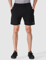 Fitinc Black Shorts for Men with Zipper Pockets - FITINC
