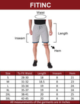 Fitinc N.S Lycra Light Grey Shorts for Men with Zipper Pockets - FITINC