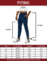 FITINC Slim Fit Airforce Jogger for Men with Double Piping & Zip Pockets - FITINC