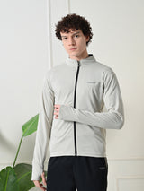 FITINC Airflow Sunscreen Jacket for Men - Light Grey