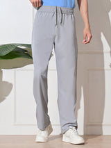 Men’s All-Season Relaxed Fit Track Pants - French Grey