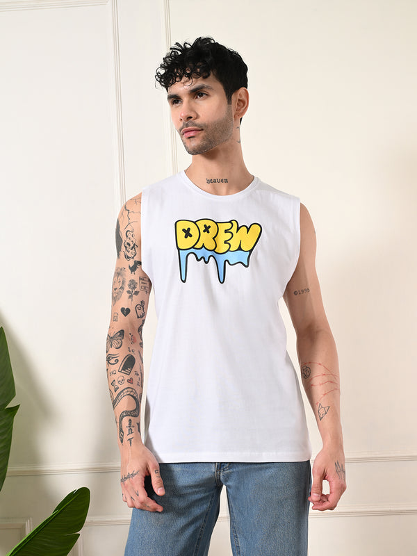 Easy-wear Drew Cotton Sando – White