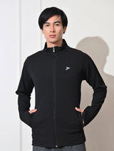 FITINC Sunscreen Jacket with Thumb Hole & Coolrush Technology - Black