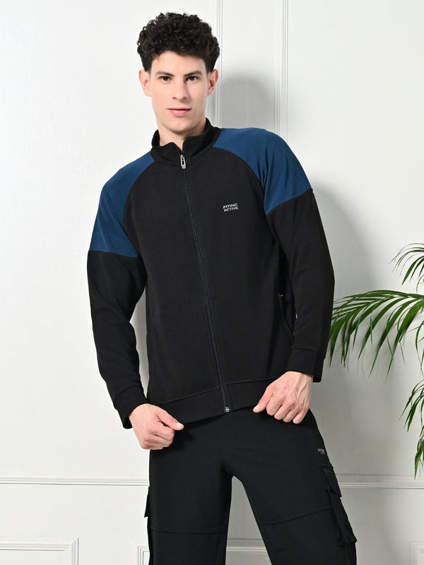 FITINC All-Weather Sports & Casual Jacket for Men - Black