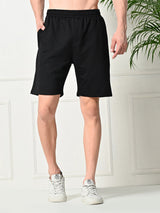 Easy Multi-Pocket Cotton Shorts – Black