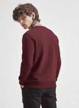 Ultra-Warm Fleece Sweatshirt - Wine
