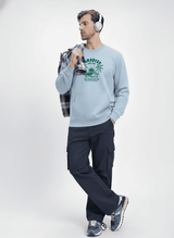 Ultra-Warm Fleece Sweatshirt - Sky Blue - Paradise