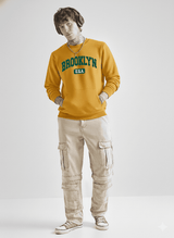 Ultra-Warm Fleece Sweatshirt - Mustard - Brooklynusa