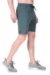 Performance Stretch Workout Shorts - Green Fozi