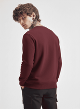 Ultra-Warm Fleece Sweatshirt - Wine - Adventure