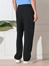 Men’s All-Season Relaxed Fit Track Pants - Black