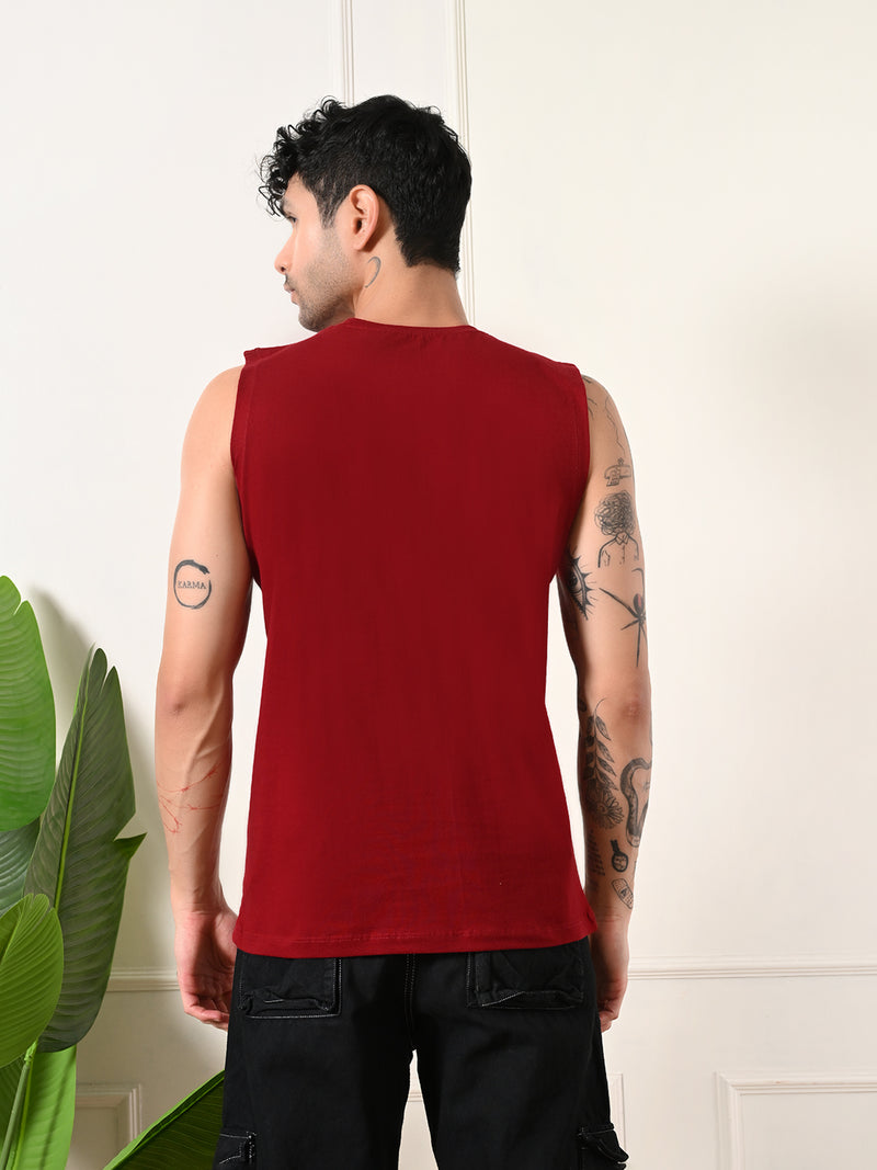 Easy-Wear California Cotton Sando – Maroon
