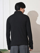 FITINC Sunscreen Jacket with Thumb Hole & Coolrush Technology - Black