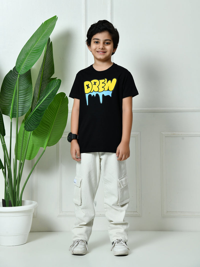 Graphic Print Cotton T-Shirts - (Pack of 2)