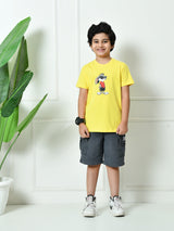 Graphic Print Cotton T-Shirts - (Pack of 2)