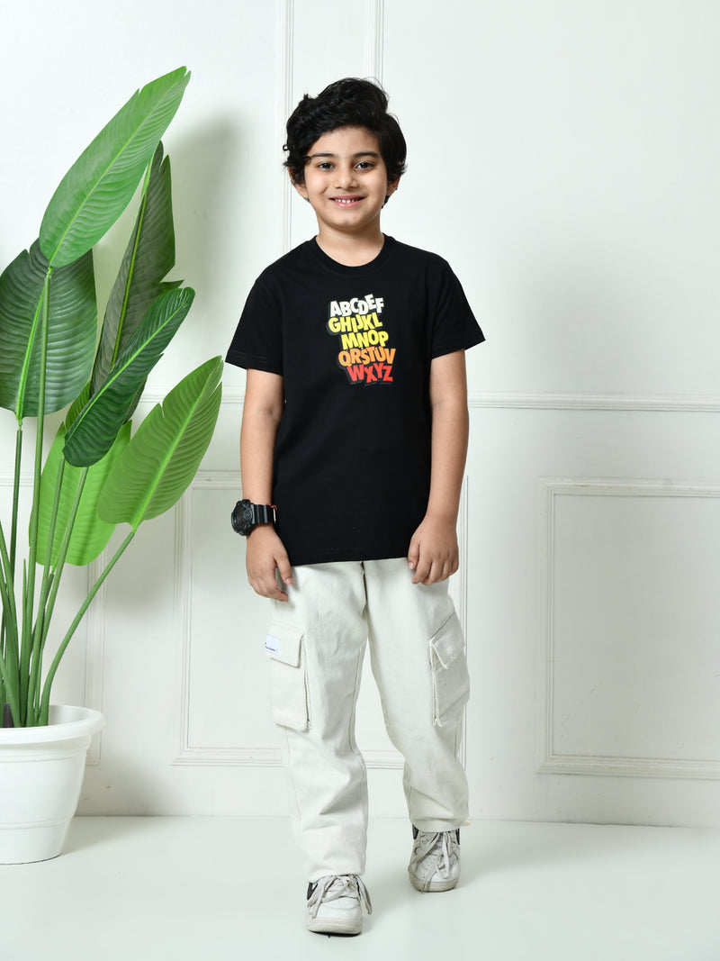 Graphic Print Cotton T-Shirts - (Pack of 2)