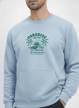 Ultra-Warm Fleece Sweatshirt - Sky Blue - Paradise