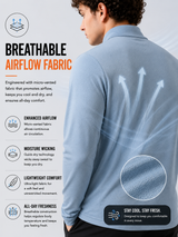 FITINC Airflow Sunscreen Jacket for Men - Sky Blue