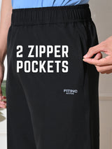 Men’s All-Season Relaxed Fit Track Pants - Black