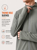 FITINC Airflow Sunscreen Jacket for Men - Olive