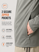 FITINC Airflow Sunscreen Jacket for Men - Olive