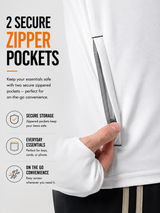 FITINC Airflow Sunscreen Jacket for Men - White