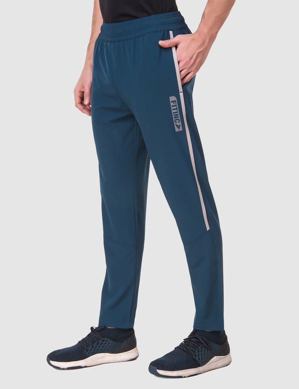 Gymx Men's Slim fit Bottoms  Dry Fit Gym Stretchable Trackpants with  Zipper Pockets (XXL, Blue) : : Clothing & Accessories