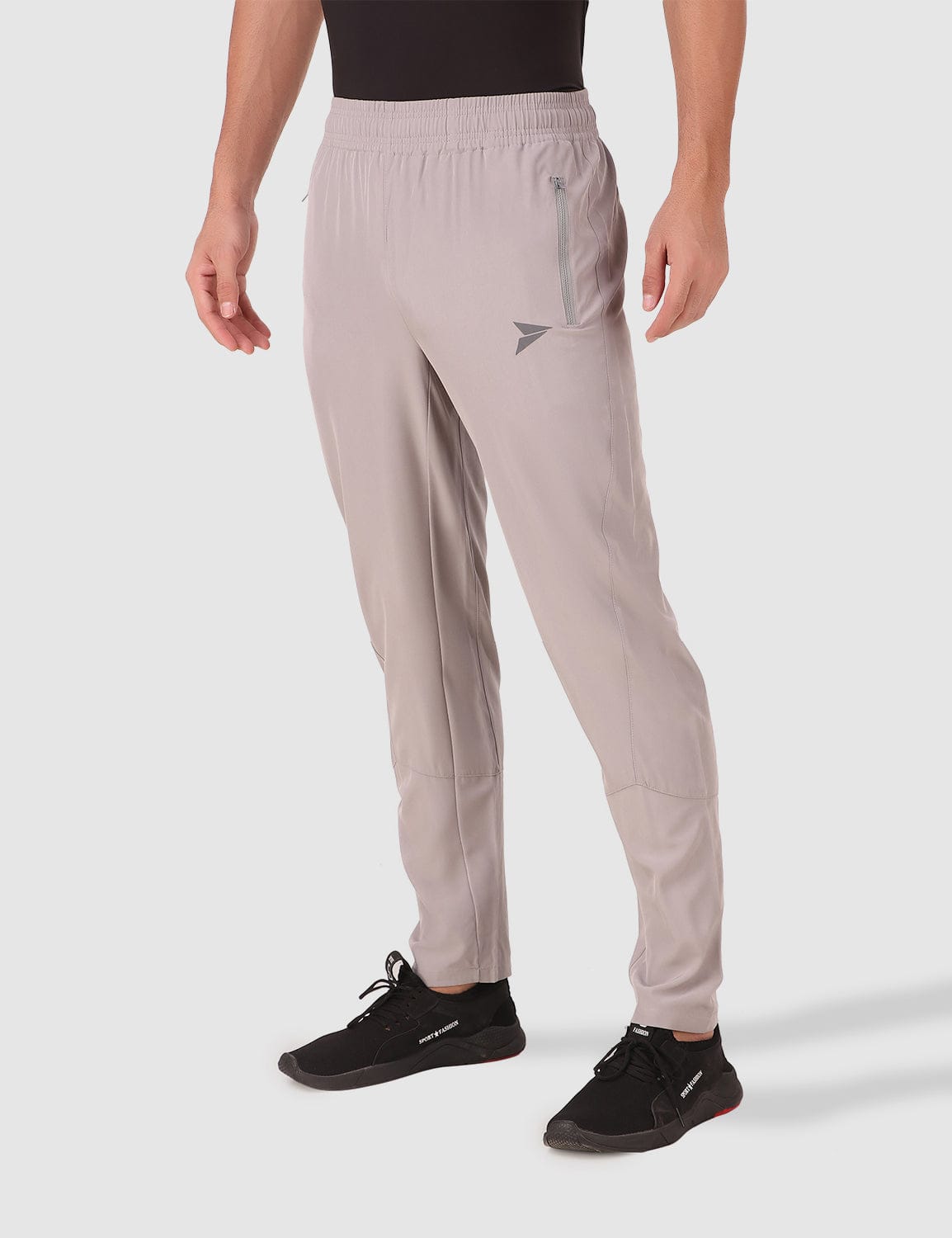 Fitinc NS Lycra Regular fit Light Grey Trackpant for Men – FITINC