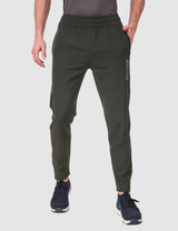 Fitinc NS Lycra Dryfit Grey Track Pants with Zipper Pockets - FITINC