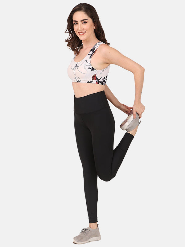 Multicolor High Waist Nylon Sports Leggings, Slim Fit, Strechable at Rs 600  in Sonipat
