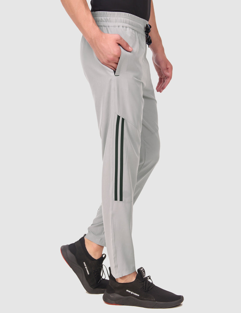 Fitinc NS Lycra Regular fit Track Pants with Zipper Pockets