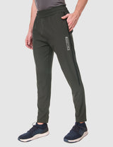 Fitinc NS Lycra Dryfit Grey Track Pants with Zipper Pockets - FITINC
