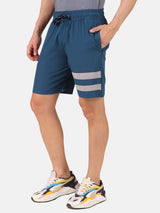 Fitinc Striped Airforce Shorts for Men with Zipper Pockets - FITINC