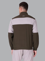 Fitinc Sports Olive Jacket for Men with Zipper Pockets - FITINC