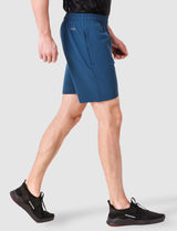 Fitinc Blue Shorts for Men with Zipper Pockets - FITINC