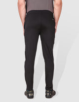Fitinc Regular fit Black Activewear Trackpant - FITINC