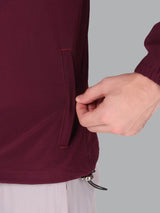 Fitinc Wine NS Jacket for Men with Two Zipper Pockets - FITINC