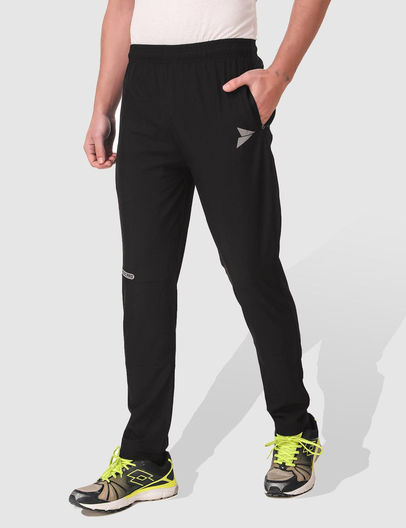 Buy Van Heusen Flex Black Slim Fit Trackpants for Mens Online @ Tata CLiQ