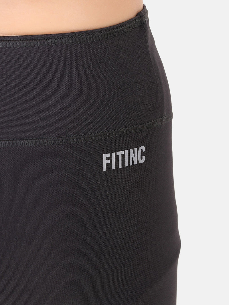 Fitinc Activewear Grey High Waist Tight for Women - FITINC