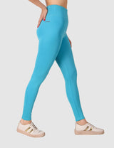 Fitinc Activewear Sky Blue High Waist Tight for Women - FITINC