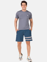 Fitinc Striped Airforce Shorts for Men with Zipper Pockets - FITINC